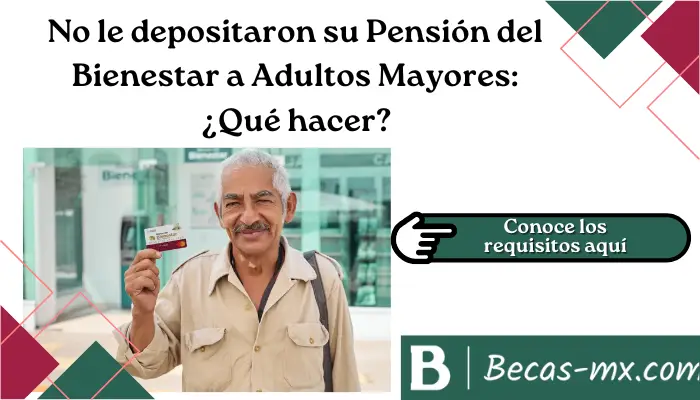 No le depositaron su Pensión del Bienestar a Adultos Mayores: ¿Qué hacer?