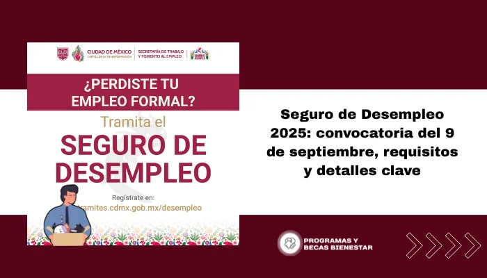 Seguro de Desempleo 2025: Convocatoria del 9 de septiembre, requisitos y detalles clave para solicitarlo