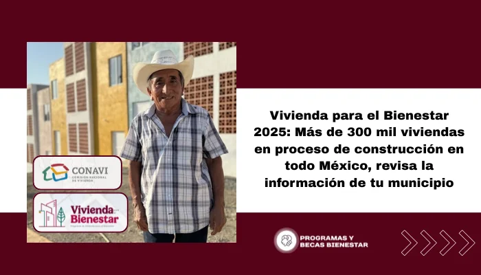 Vivienda para el Bienestar 2025: Más de 300 mil viviendas en proceso de construcción en todo México, revisa la información de tu municipio
