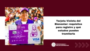Tarjeta Violeta del Bienestar: requisitos para registro y qué estados pueden tramitarla