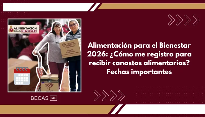 Alimentación para el Bienestar 2026: ¿Cómo me registro para recibir canastas alimentarias? Fechas importantes