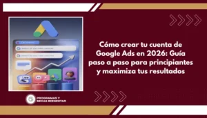 Cómo crear tu cuenta de Google Ads en 2026: Guía paso a paso para principiantes y maximiza tus resultados