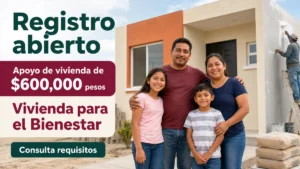Registro abierto para el apoyo de vivienda de $600,000 pesos: cómo aplicar